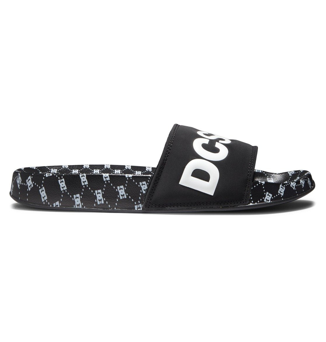 DC Shoes Slide SE Black Monogram Side