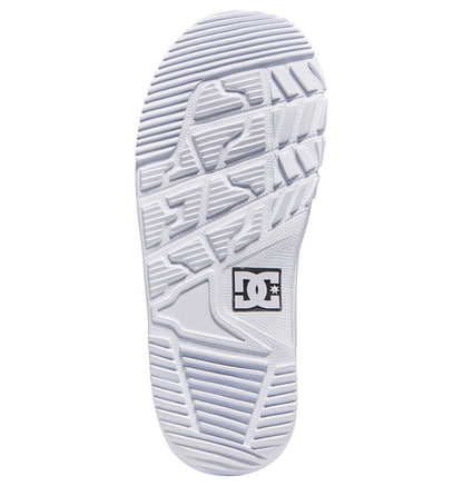 DC Shoes Guys Scout BOA Speed Dial Lace Snowboarding Boots Black/White Bottom Outsole