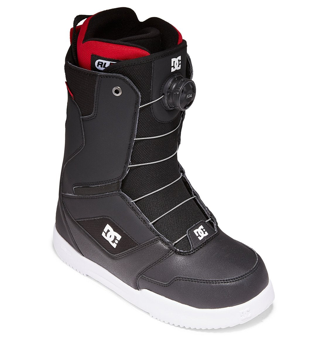 DC Shoes Guys Scout BOA Speed Dial Lace Snowboarding Boots Black/White Main