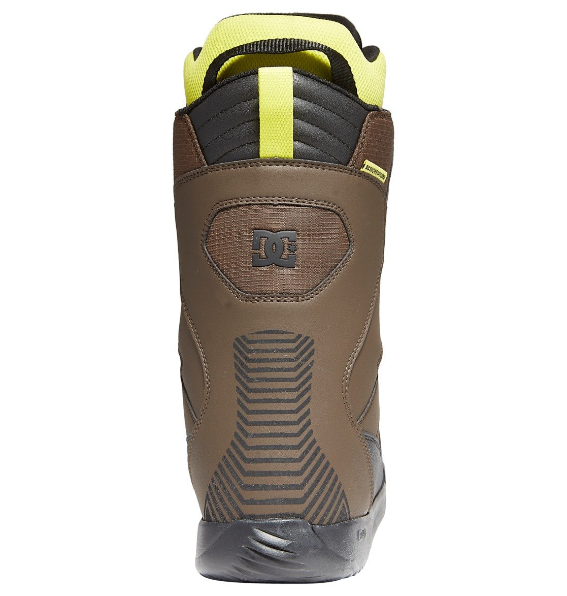 DC Shoes Mens Scout BOA Speed Lace Snowboard Boots Wren Brown Back Heel