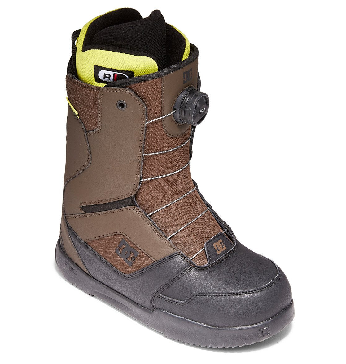 DC Shoes Mens Scout BOA Speed Lace Snowboard Boots Wren Brown Main