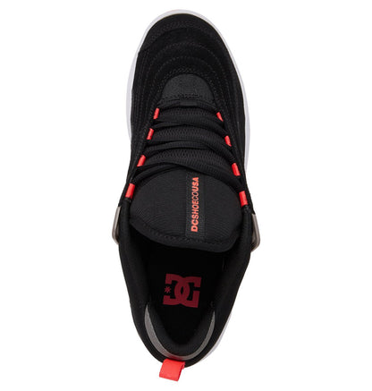 DC Shoes Men's Women's Unisex Williams Slim Low Top Skateboarding Shoes Black/Hot Pink Top