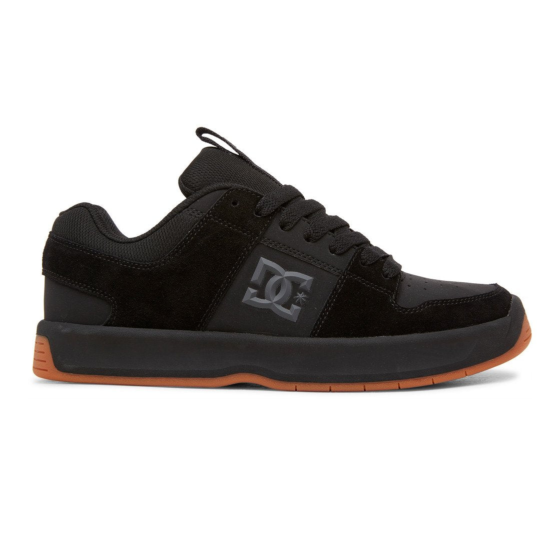 DC Shoes Men's Women's Unisex Lynx Zero Low Top Skateboarding Shoes Black/Gum Side 1