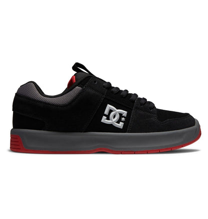 DC Shoes Men's Women's Unisex Lynx Zero Low Top Skateboarding Shoes Black/Grey/Gray/Red Side 1