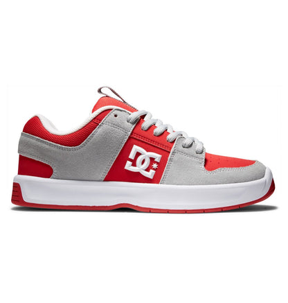 DC Shoes Men's Women's Unisex Lynx Zero Low Top Skateboarding Shoes Grey/Gray/Red Side 1