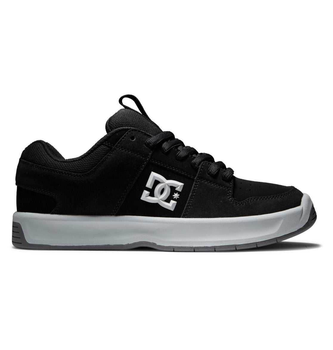 DC Shoes Men's Women's Unisex Lynx Zero Low Top Skateboarding Shoes Black Black Grey Side 1