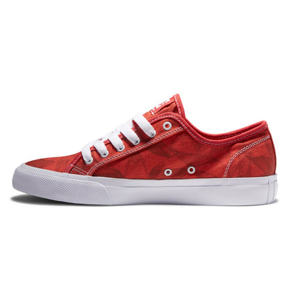 DC Manual S Evan Shoe Red White Outsole