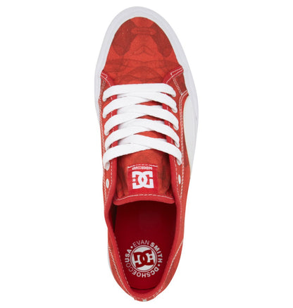 DC Manual S Evan Shoe Red White Top