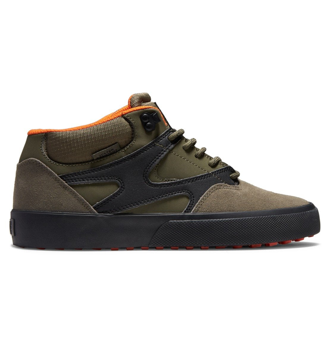 DC Kalis Vulc Mid Winterized Shoes Army Green Side