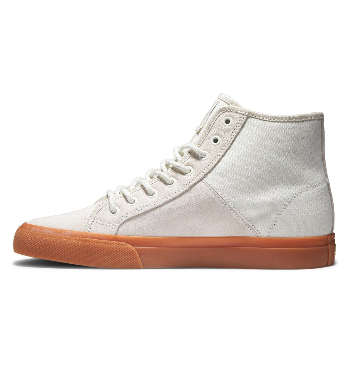 Manual Hi High Top Winterized Shoes Off White Gum Side