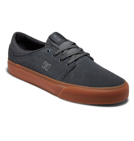 DC Trase Suede Shoes Grey Gum Gray
