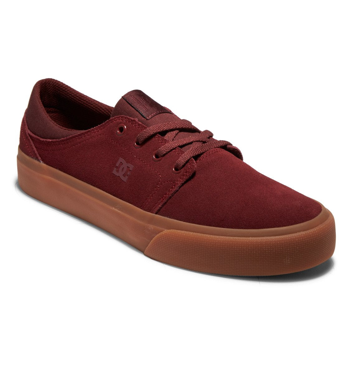 DC Trase Suede Shoes Burgundy