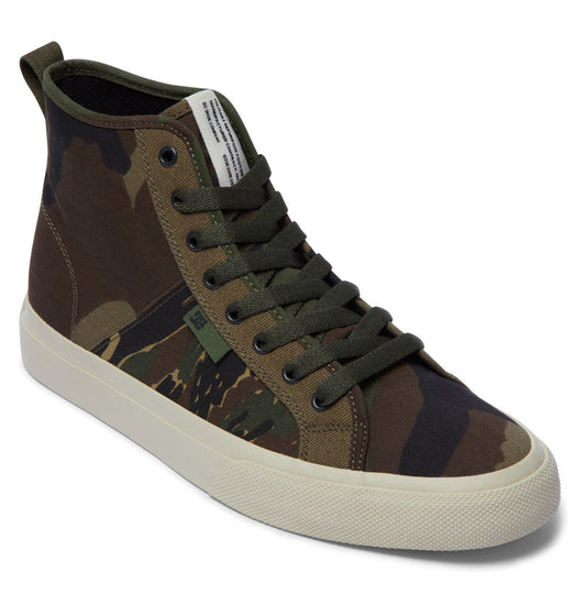 DC Manual High Top Surplus Vintage Camo Shoes