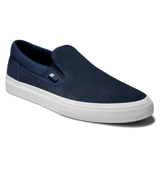DC Manual Slip-On Suede Shoes Navy Blazer