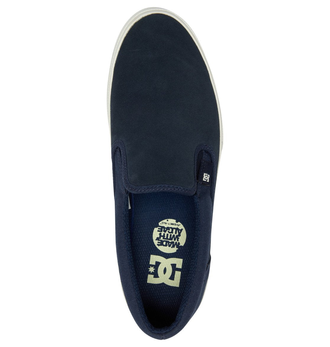 DC Manual Slip-On Suede Shoes Navy Blazer Top