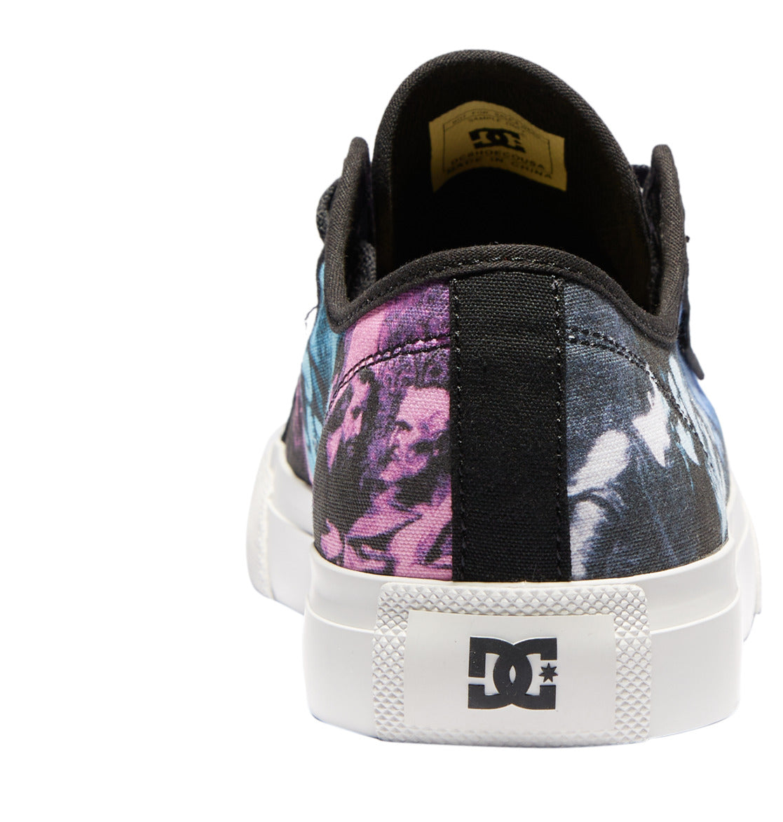 DC X Andy Warhol Manual Shoe Black Cream Back Heel Cup