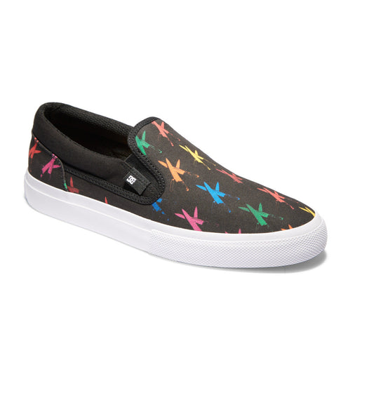 DC Andy Warhol Manual Slip On Shoes Black Graphic