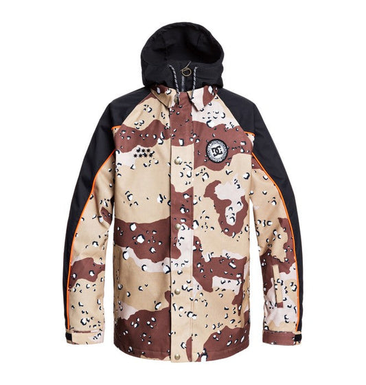 DC Shoes Men's DCSC Jacket Chocolate Chip Front View