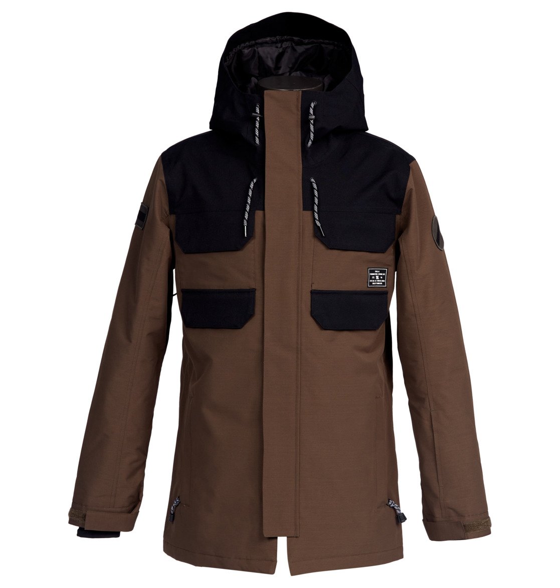 DC Shoes Men's Snow Division Guys Haven 15K waterproof ski snowboard winter jacket wren brown main