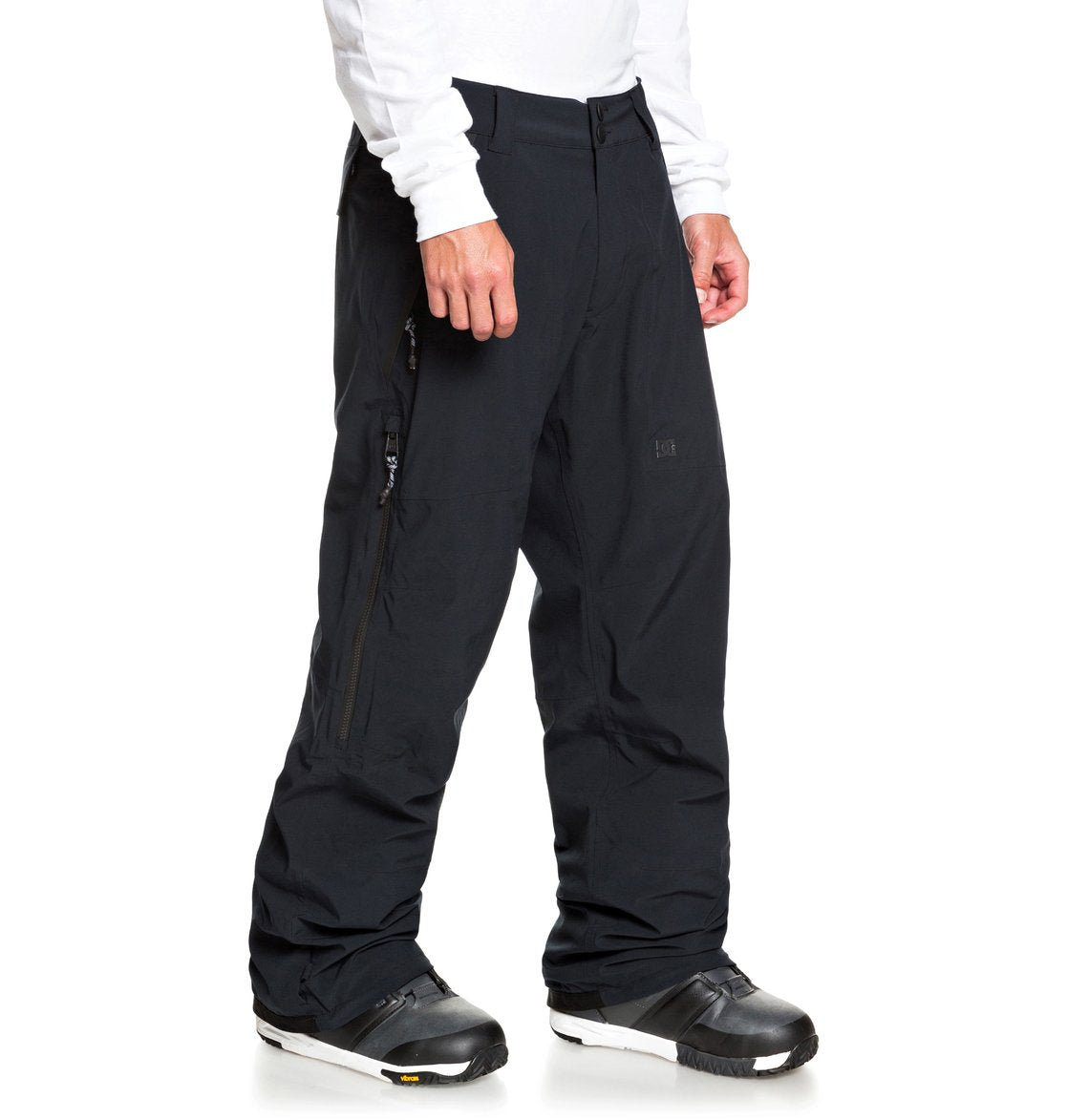 DC Shoes Squadron Snow Pant Black Angled Side VIew