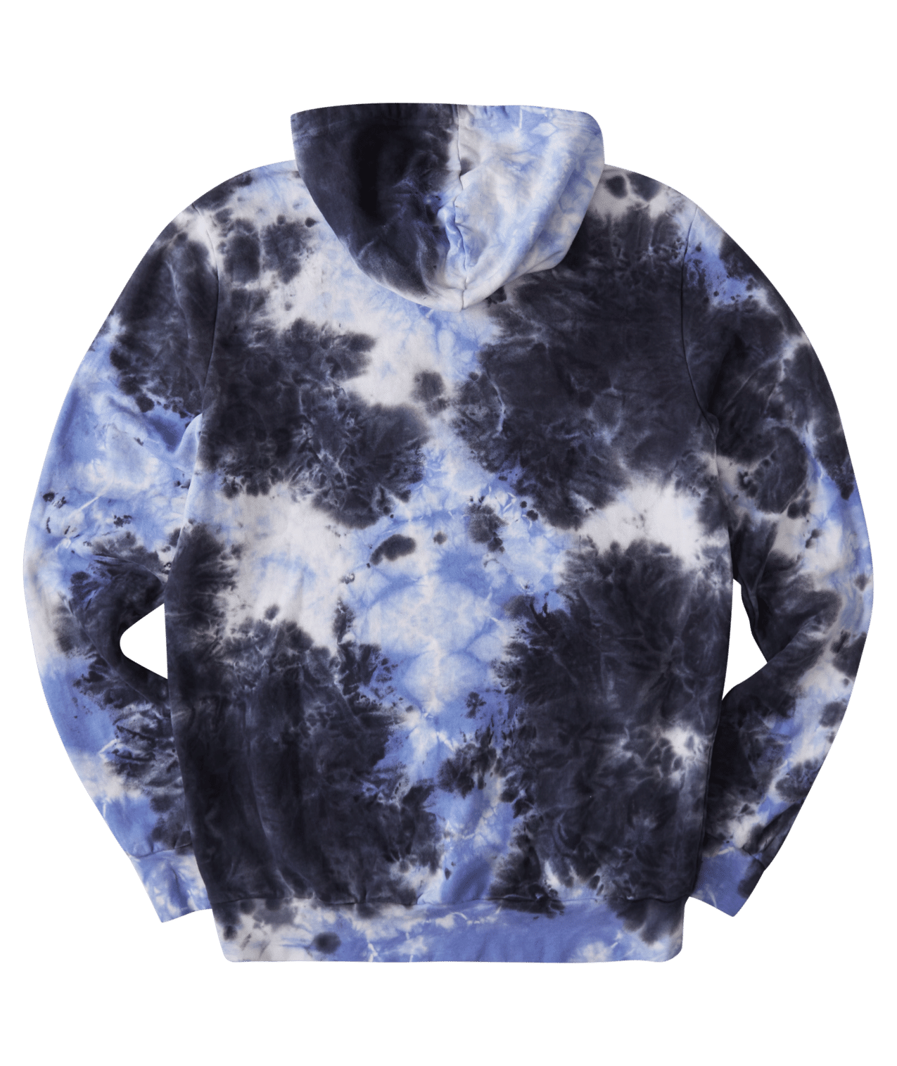 element mens wilson wash tie dye pullover hoodie hooded sweatshirt daybreak blue back