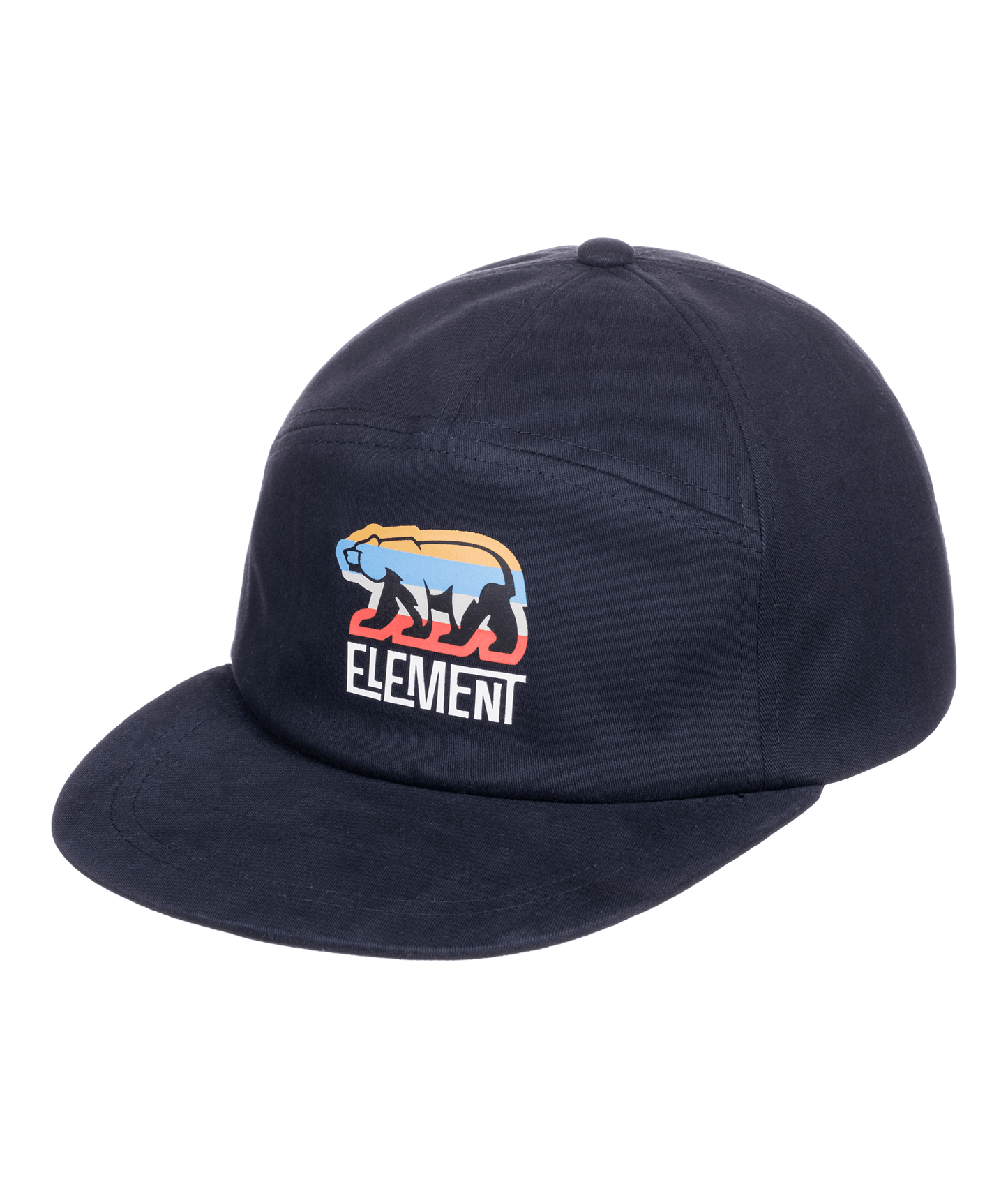 Element Brand Men's Preem 5 Panel Snapback Hat Eclipse Navy Front Main