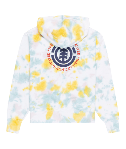 Element Guys Seal Pullover Hoodie Hooded Sweatshirt Yellow Multi Back