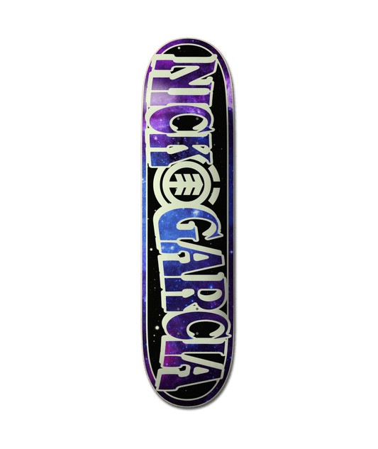 Element Out There Nick Garcia Glow-in-the-Dark Skateboard Deck 8.125" x 31.825" Bottom