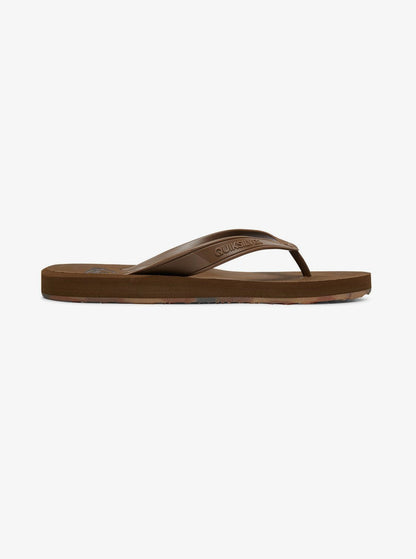 Quiksilver Carver II Deluxe Sandal Tan Solid Side Profile