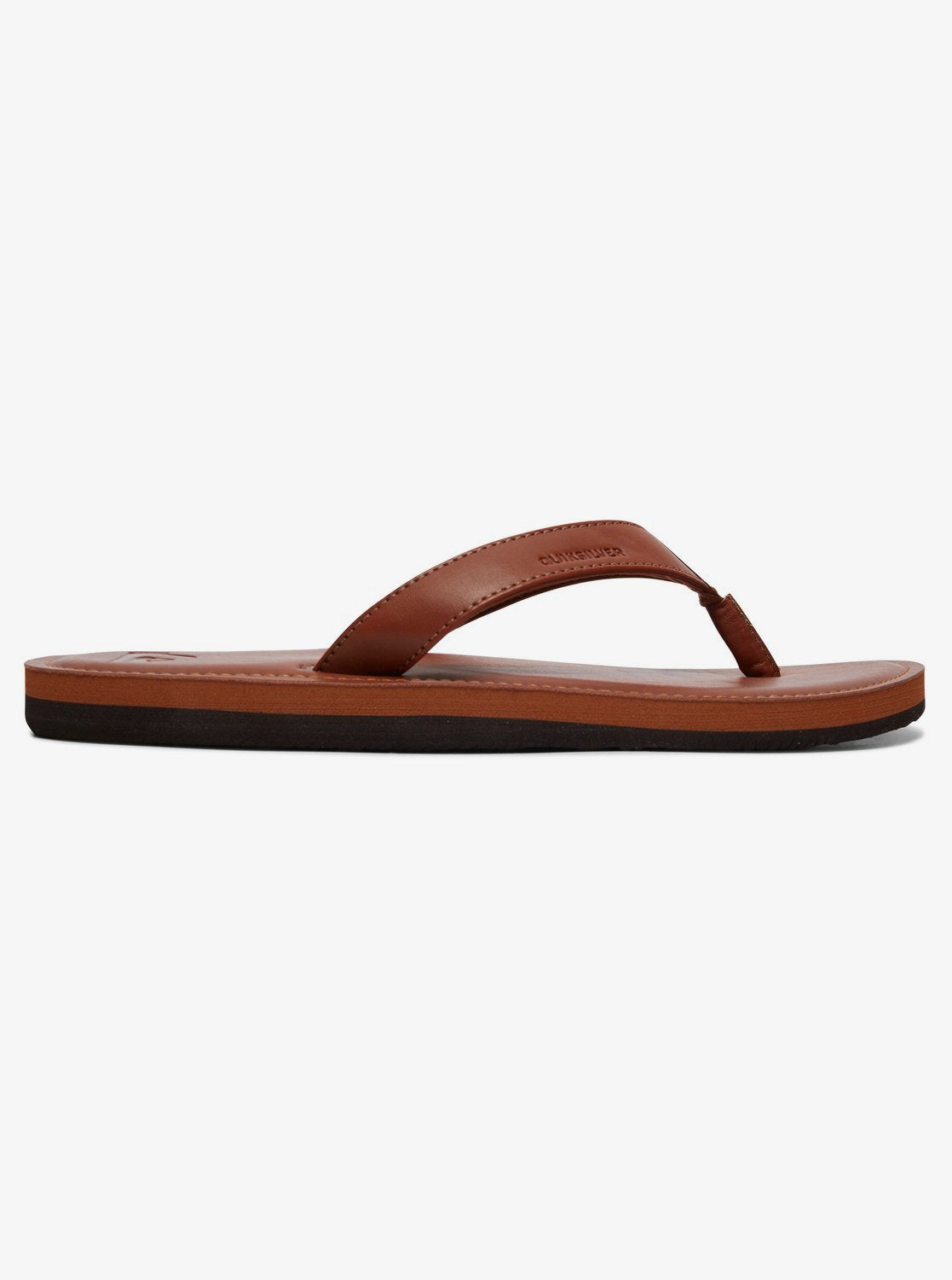 Quicksilver Molokai Nubuck II Sandal Tan Solid Side Profile