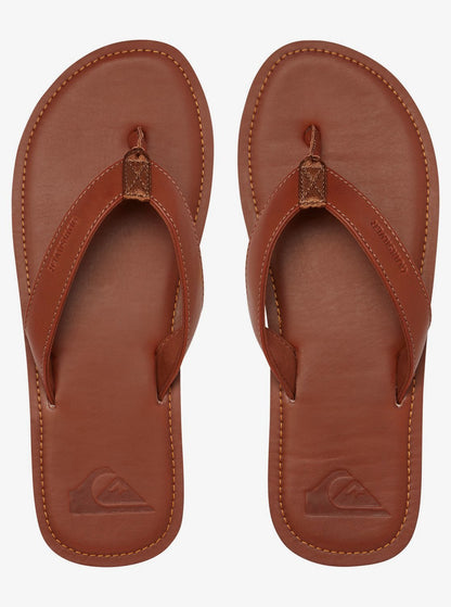 Quicksilver Molokai Nubuck II Sandal Tan Solid Top