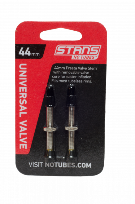 Stans No Tubes universal brass tubeless tyre 44mm valve stem