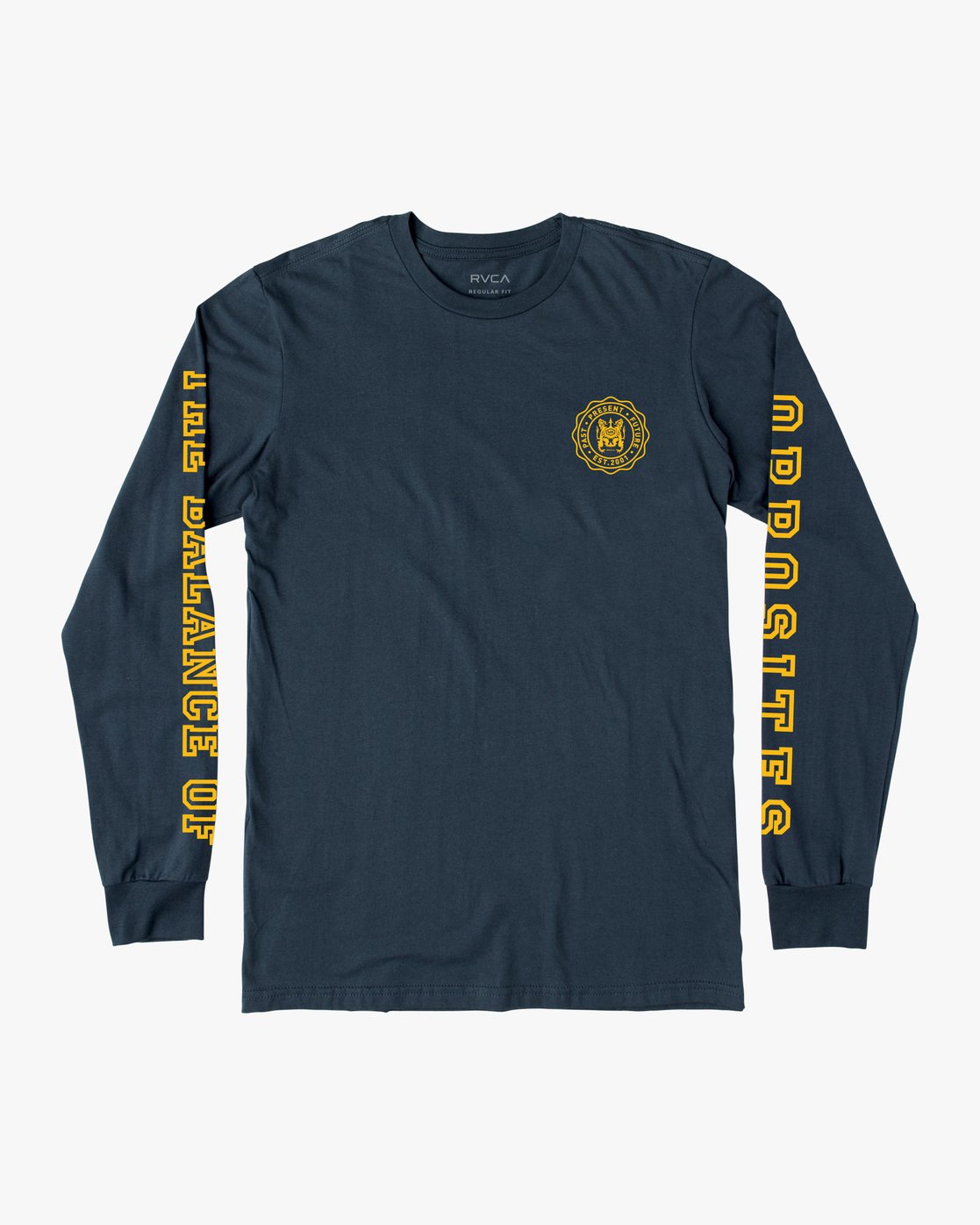 RVCA Boy's Annex LS Navy Marine Front