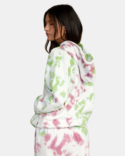 RVCA Little RVCA Tie Dye Hoodie Multi Back Left