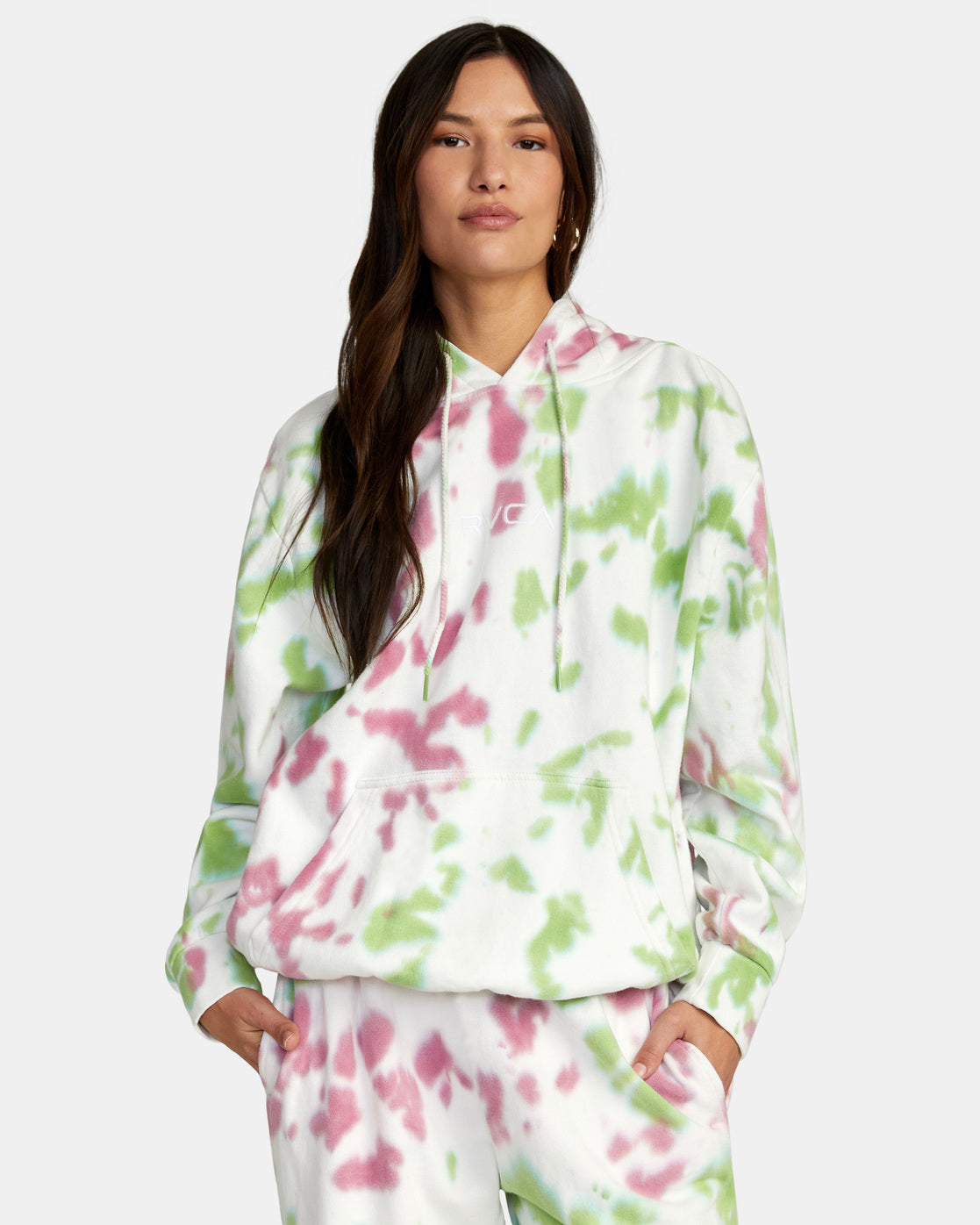RVCA Little RVCA Tie Dye Hoodie Multi Front