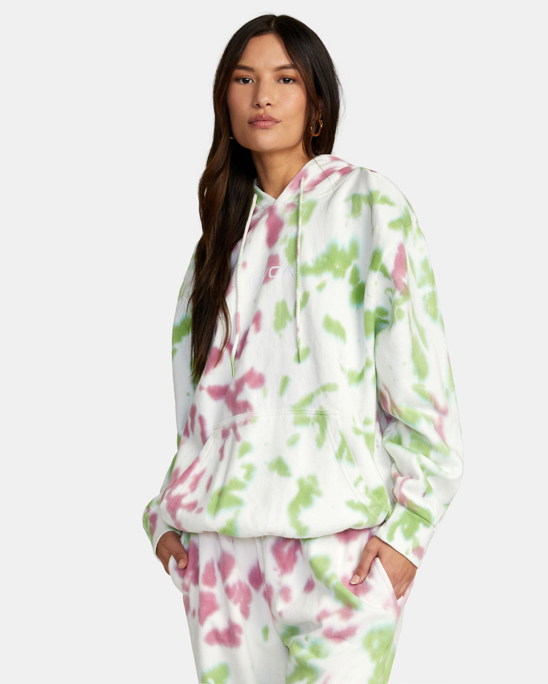 RVCA Little RVCA Tie Dye Hoodie Multi Front