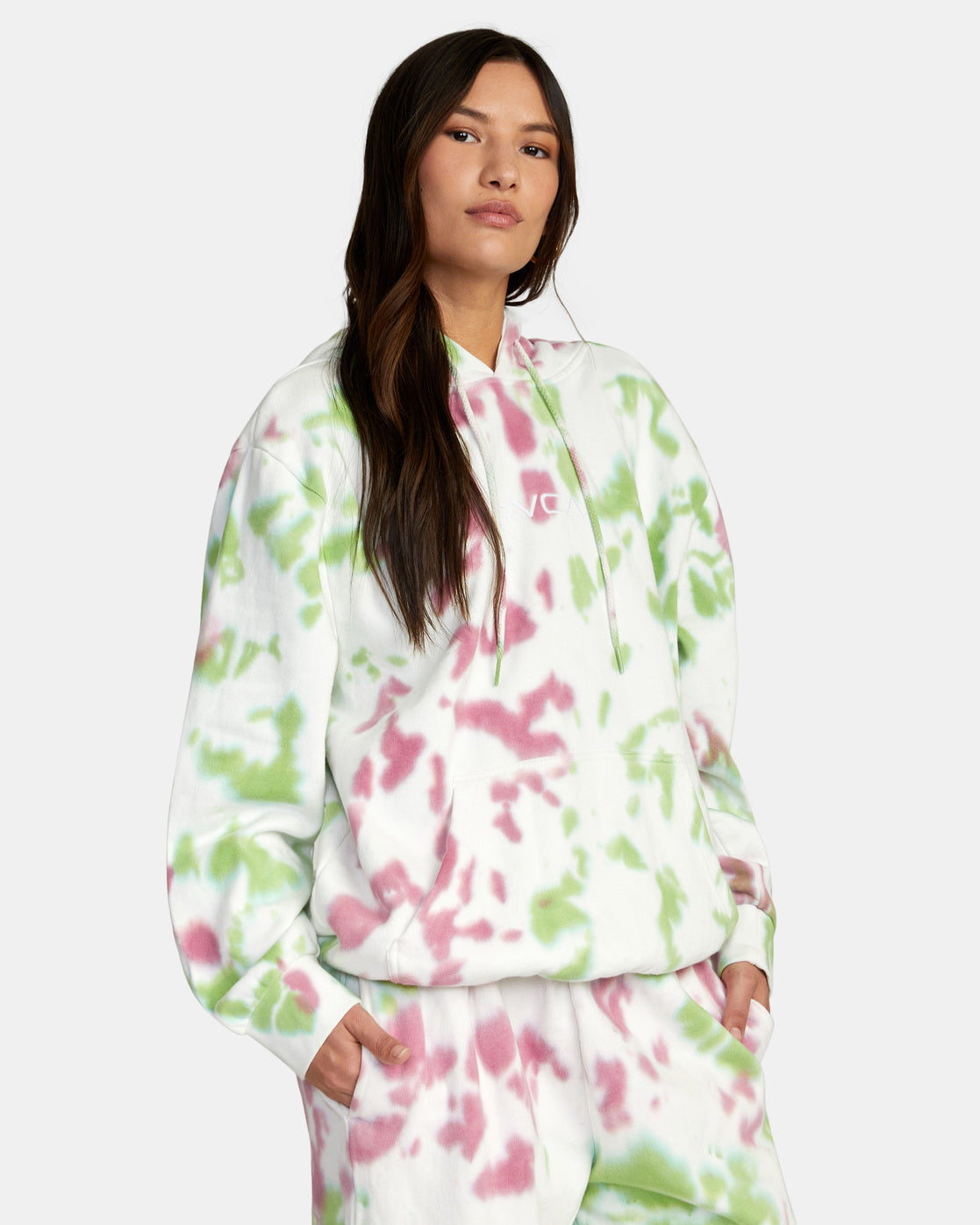 RVCA Little RVCA Tie Dye Hoodie Multi Front Right