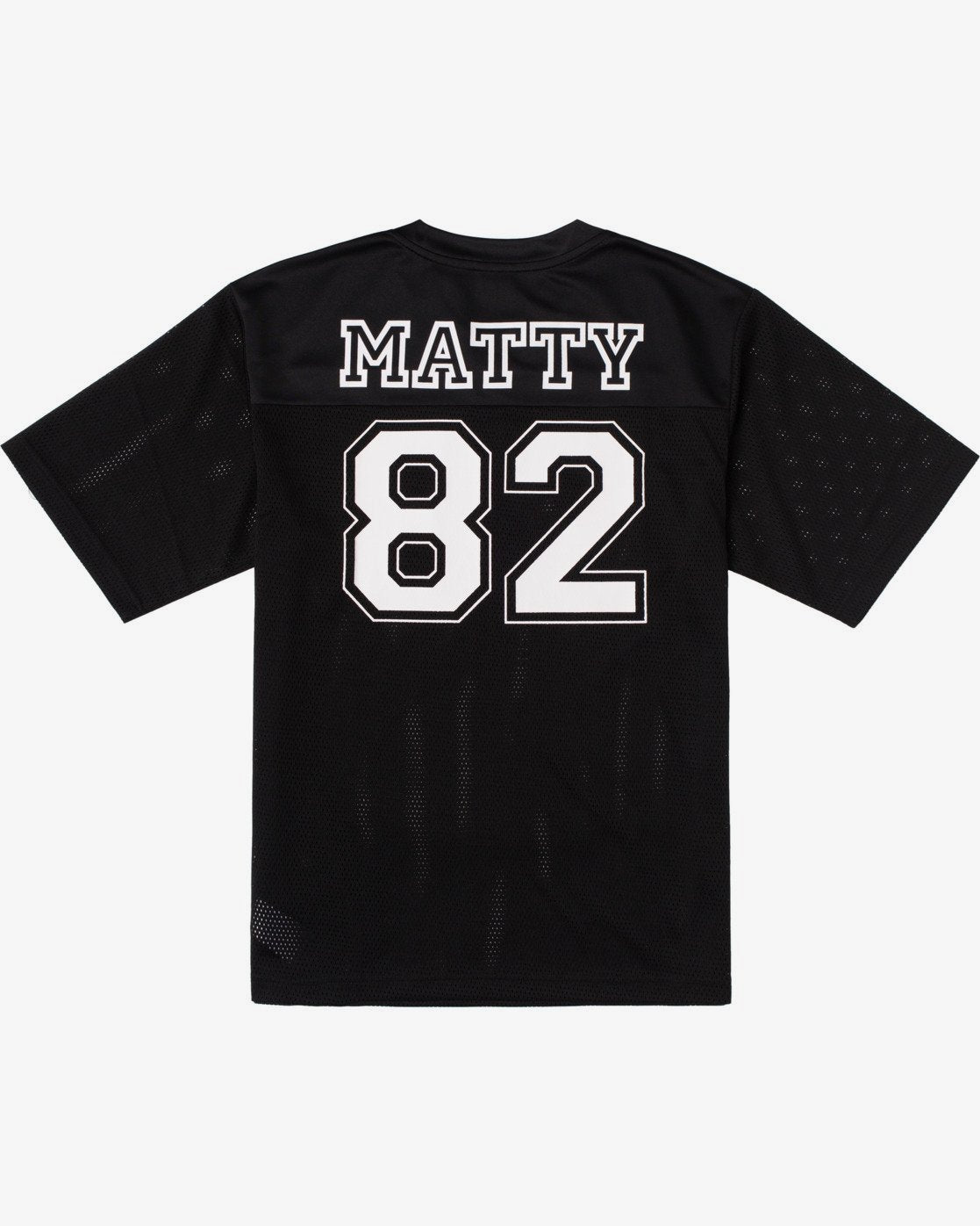 RVCA Matty Practice Jersey for Men Black Front Back Matty 82