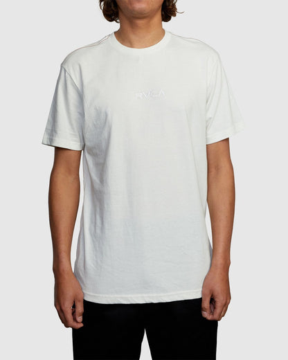 RVCA Small RVCA SS Antique White Front Fit