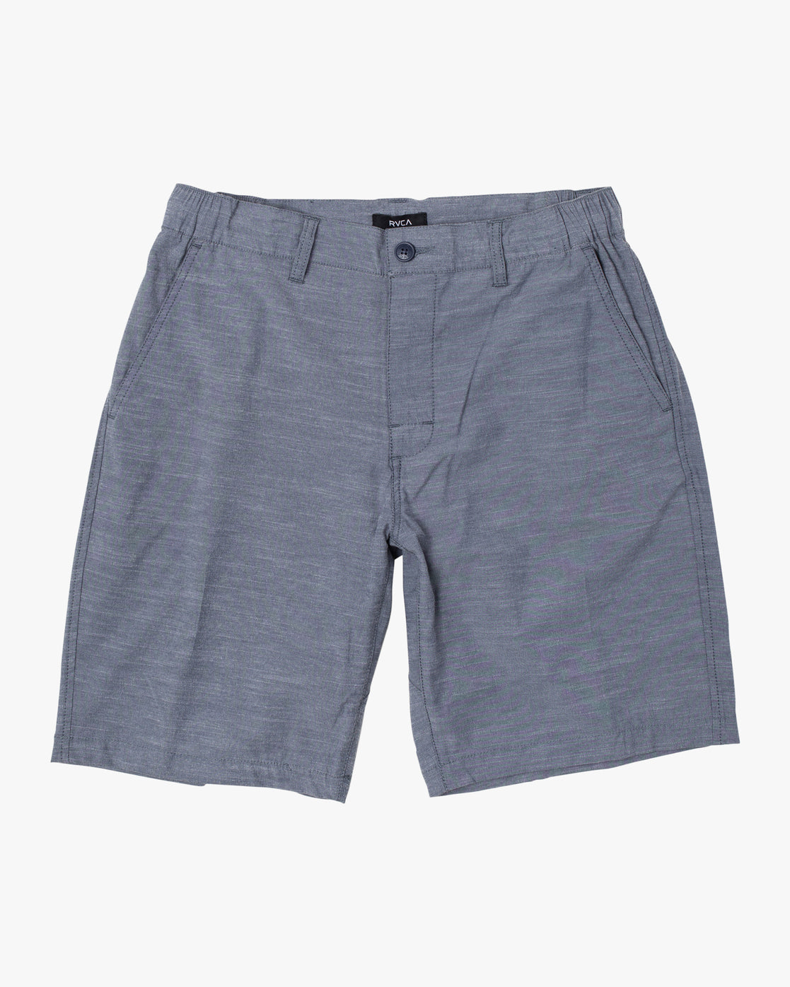 RVCA Boys Kids Youth All Time Solid Walk Shorts Moody Blue Front