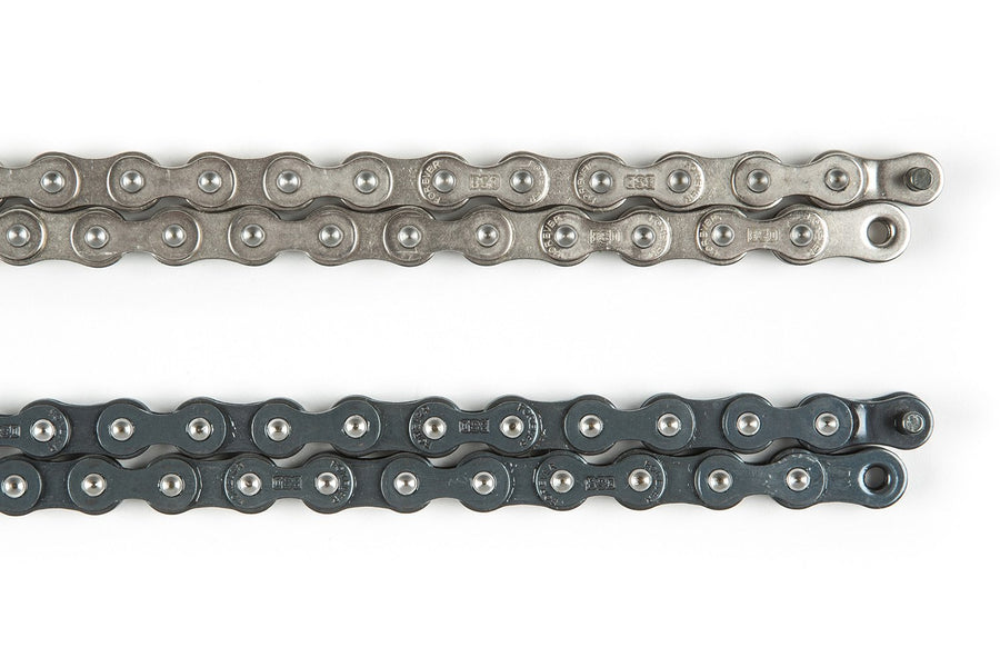 BSD Forever Single Speed BMX Chain with single half link black or chrome