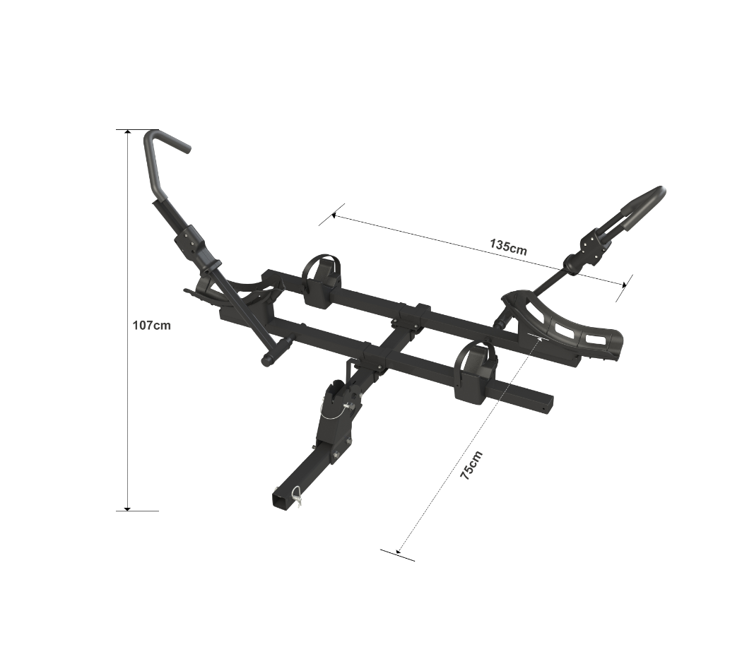 Himiway Electric Bike 145 Pounds rated vehicle hitch rack dimensions