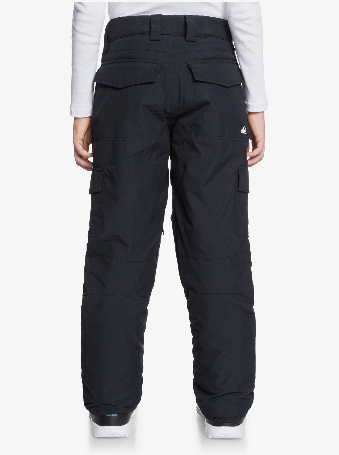 Quicksilver Porter Boy's Snow Pant True Black Back View