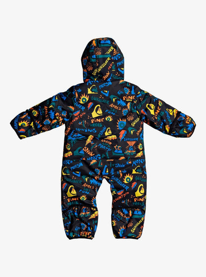 Quicksilver Baby Boy Infant Snow Suit Black Back