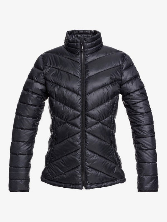 Roxy Women's Sunset Snow Jacket True Black Front view
