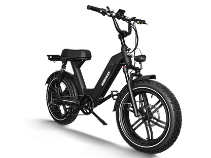 Himiway Escape Pro 750 Watt Full Suspension Moped Style Tote Goat Electric Ebike