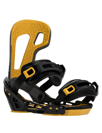 Switchback Bindings Halldor Pro XS-M Universal Boot Snowboard Bindings Black Yellow