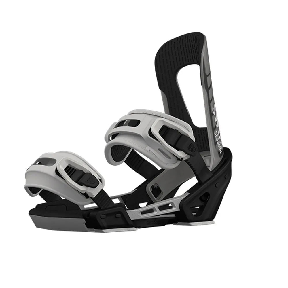 Switchback Session All Mountain Snowboard Bindings Black Grey Xsmall - medium