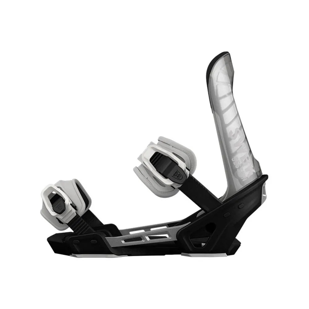 Switchback Session All Mountain Snowboard Bindings Black Grey Xsmall - medium